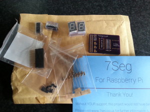 7Seg of Raspberry Pi delivery